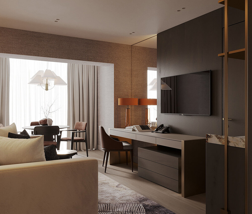 2-комнатные апартаменты в ГК Белые Ночи Сочи от 46,29 м²