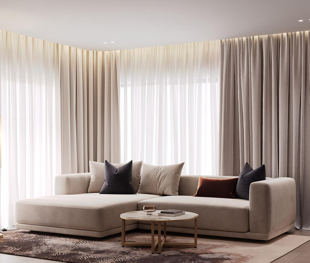 3-комнатные апартаменты в ГК Белые Ночи Сочи до 98,39 м²